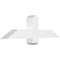 Ekena Millwork Eugene Architectural Grade PVC Gable Bracket, 36"W x 10 1/2"H x 4"D x 4"F, 7/12 Pitch GBP036X11X0404EUG00 - alternate 1